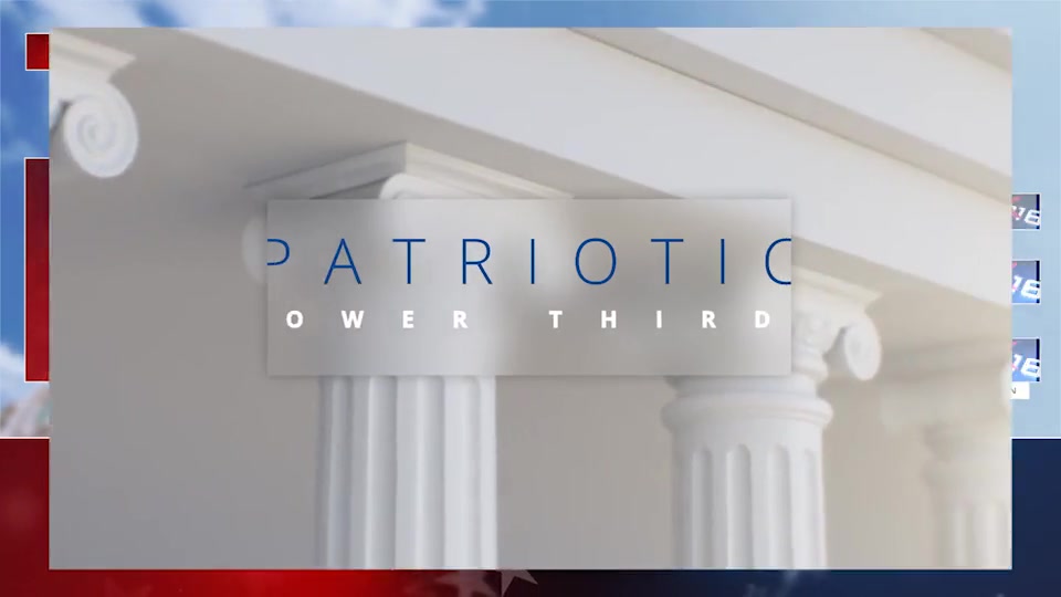 Patriotic Lower Thirds - Download Videohive 18139016