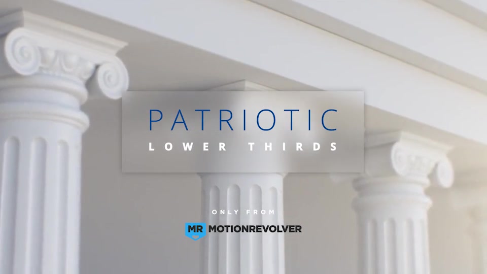 Patriotic Lower Thirds - Download Videohive 18139016