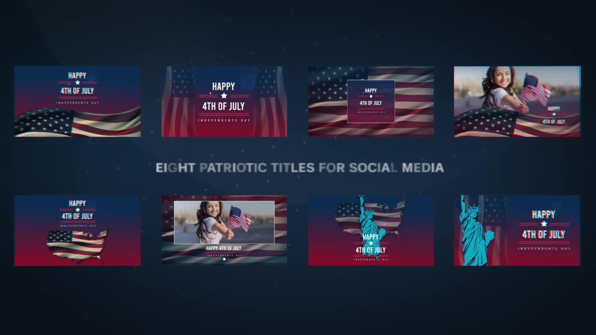 Patriotic Titles for Social Media Videohive 27531565 After Effects Image 1