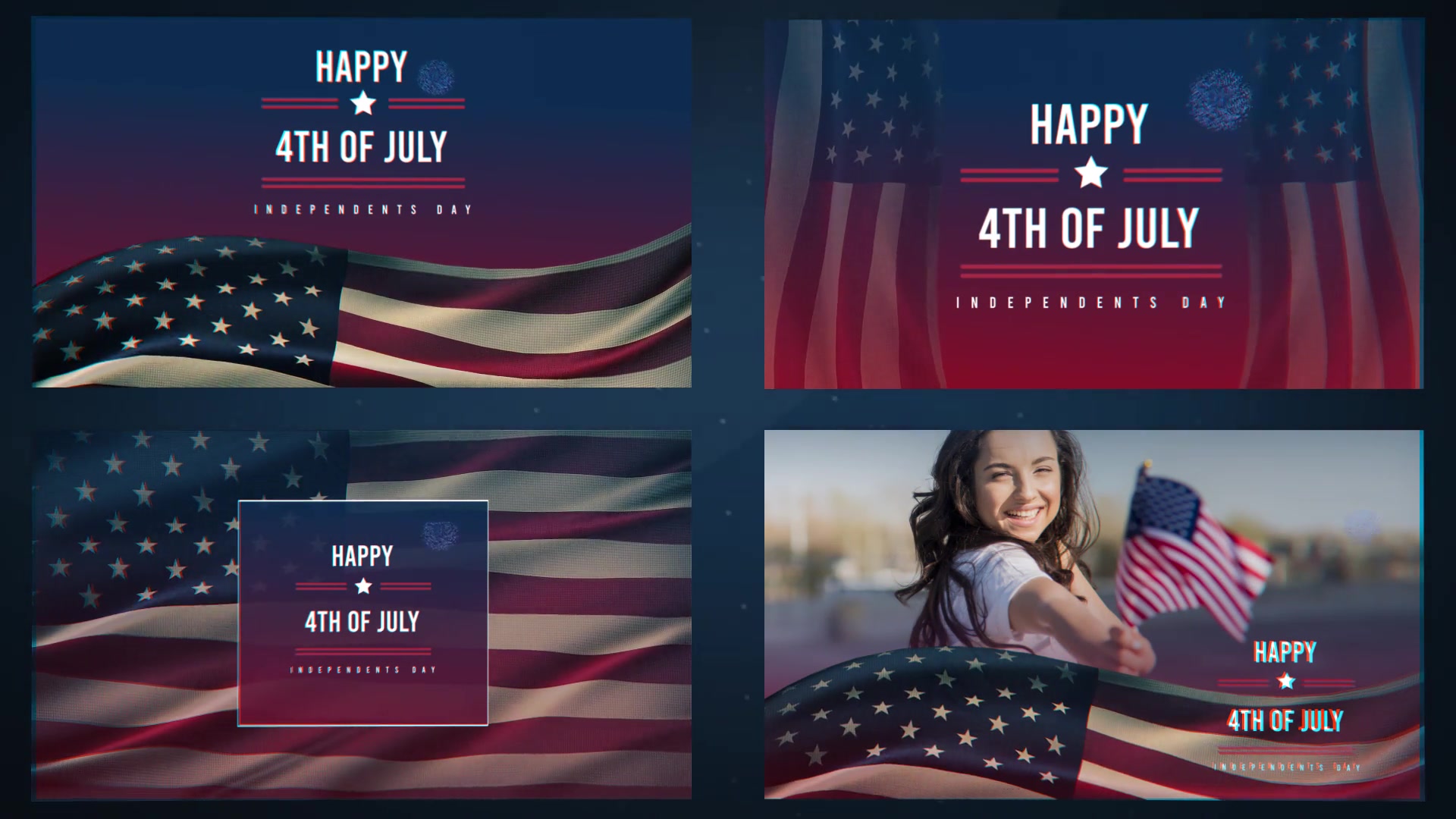 Patriotic Titles for Social Media Videohive 27531565 After Effects Image 4