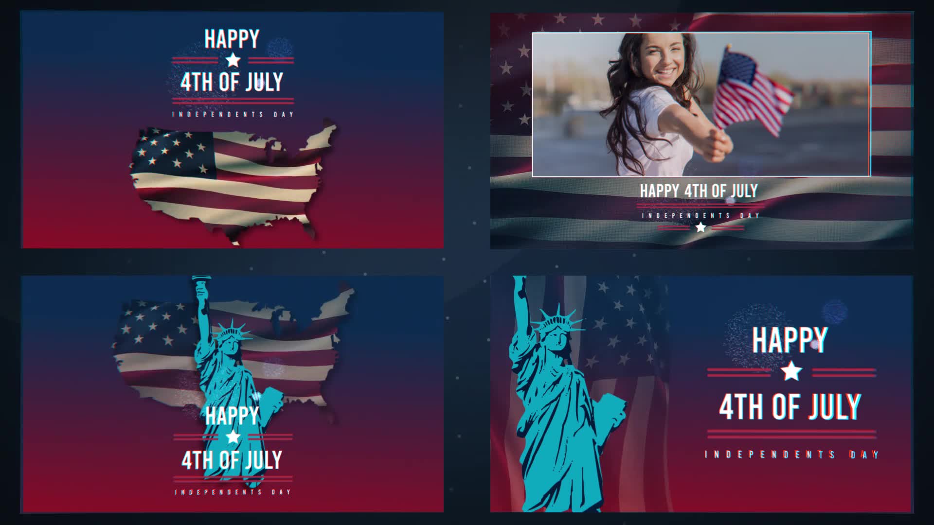 Patriotic Titles for Social Media Videohive 27531565 After Effects Image 7