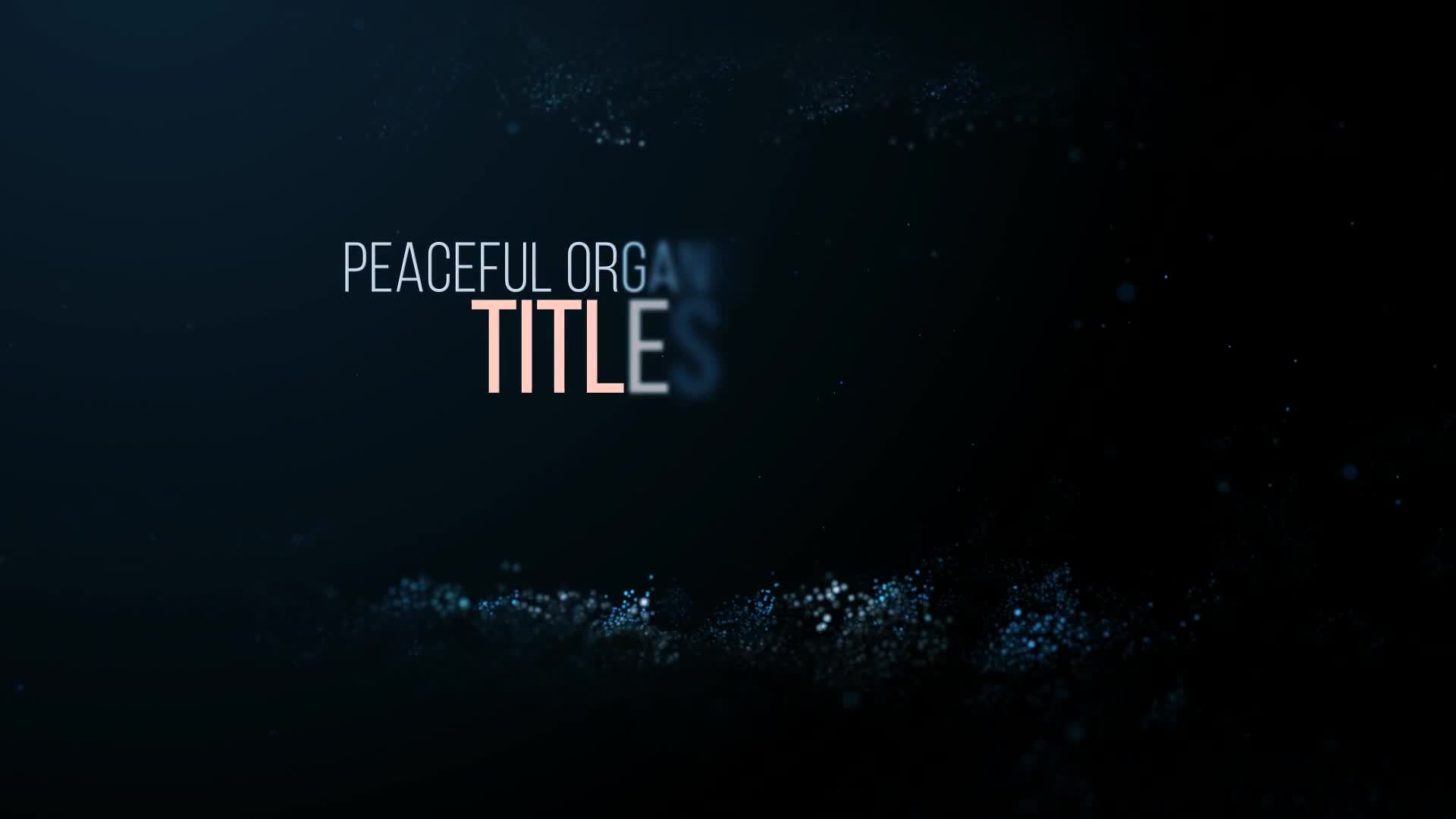 Peaceful Organic Titles - Download Videohive 11620837