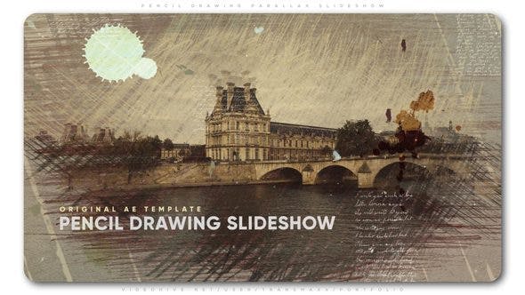 Pencil Drawing Parallax Slideshow - Videohive 23322955 Download