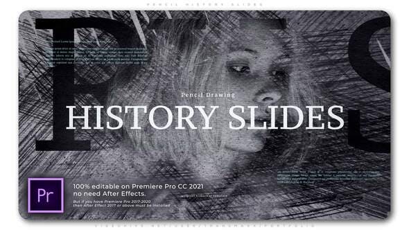 Pencil History Slides - Videohive Download 33869457
