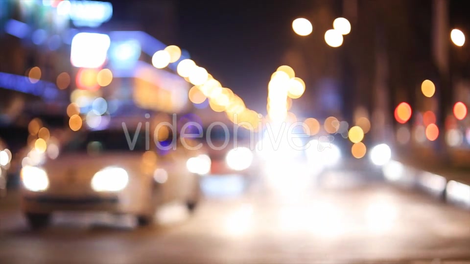 People And Cars in the City at Night  Videohive 9960078 Stock Footage Image 10