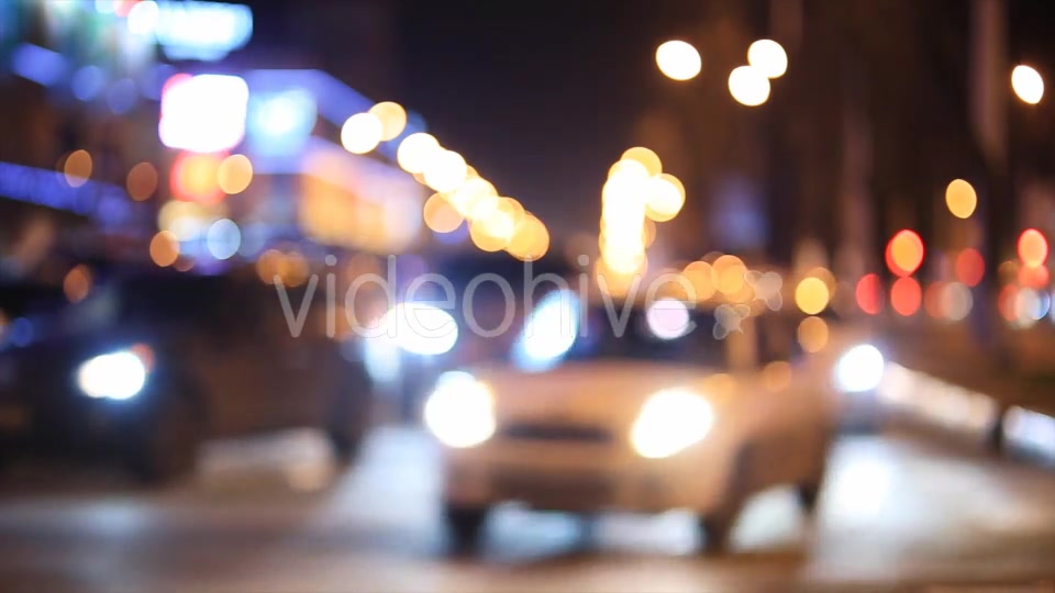 People And Cars in the City at Night  Videohive 9960078 Stock Footage Image 8