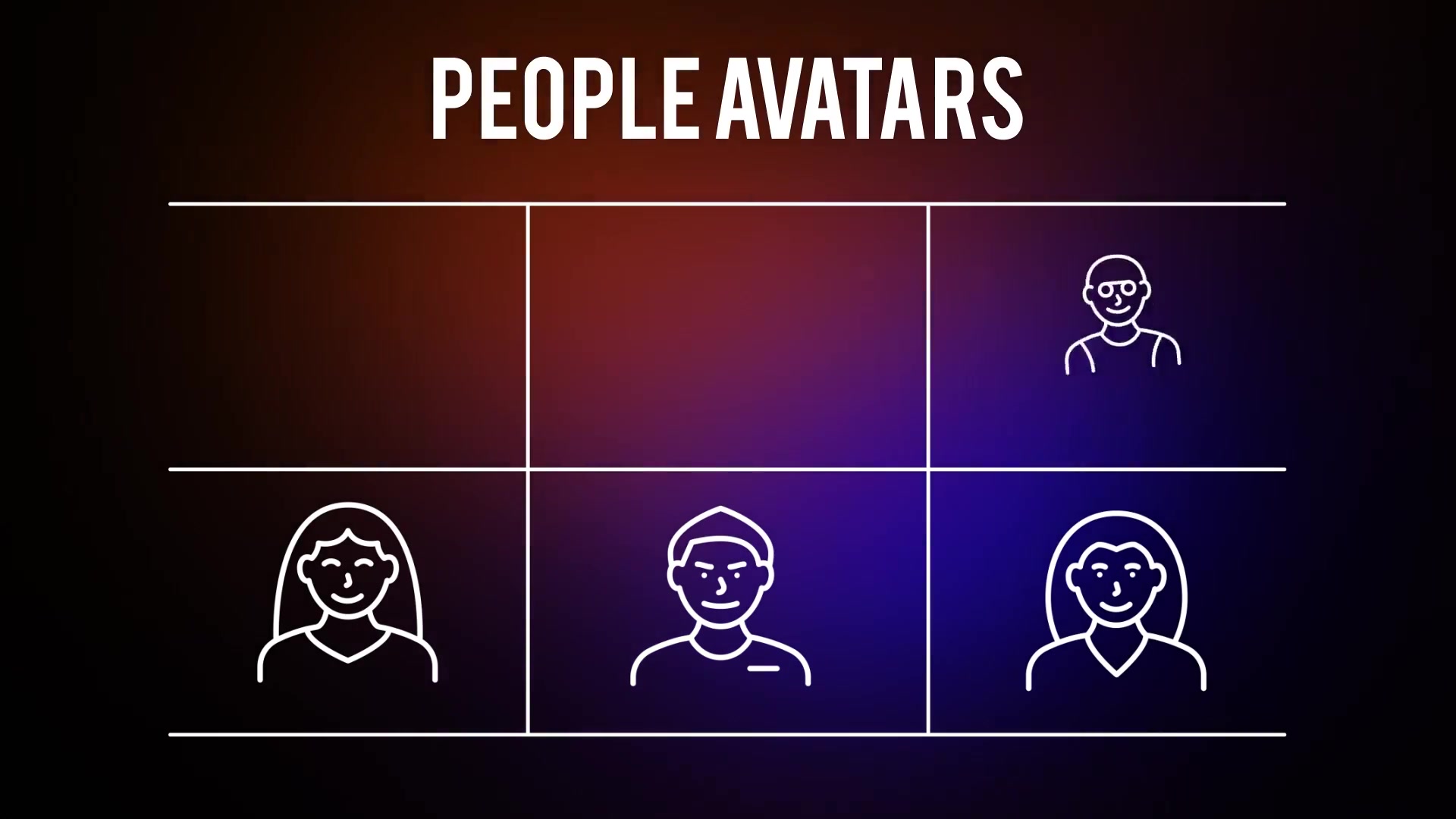 People Avatar 25 Outline Icons - Download Videohive 23195078