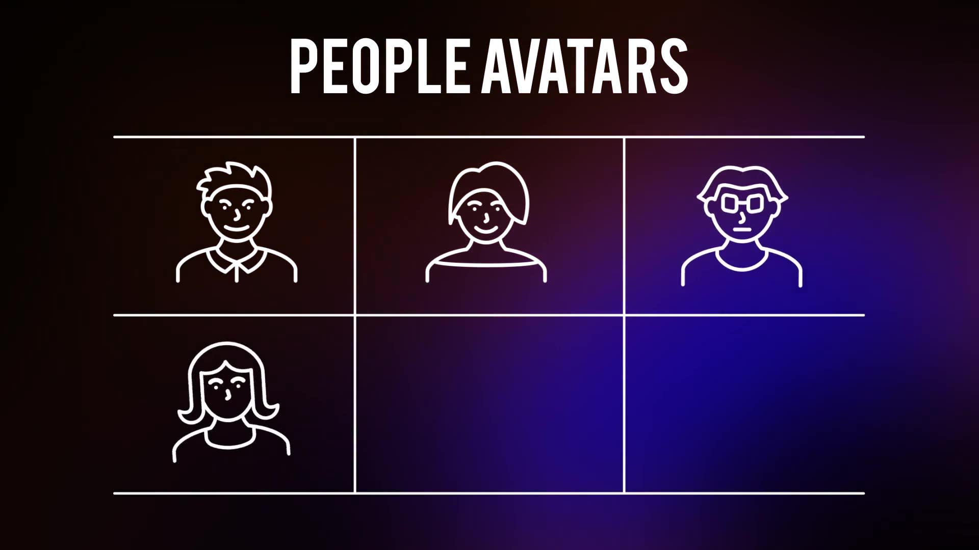 People Avatar 25 Outline Icons - Download Videohive 23195078