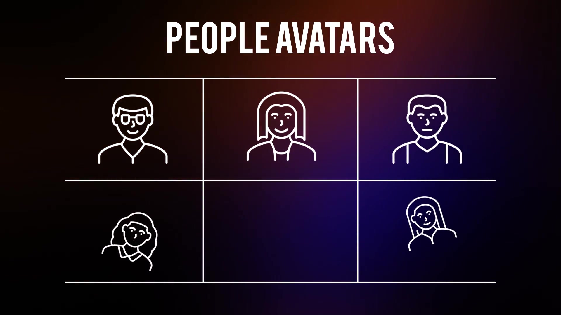 People Avatar 25 Outline Icons - Download Videohive 23195078
