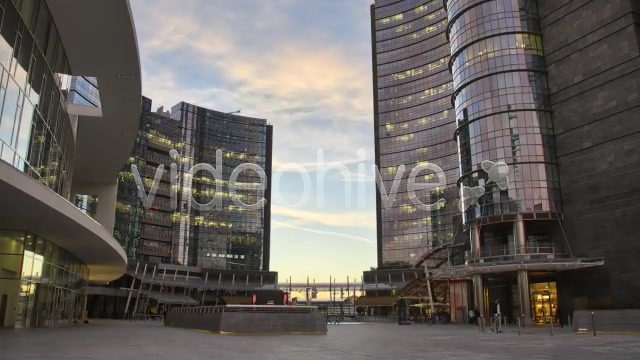People in Modern City Dusk to Night  Videohive 5697662 Stock Footage Image 4