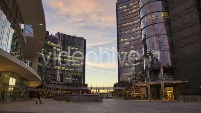 People in Modern City Dusk to Night  Videohive 5697662 Stock Footage Image 6