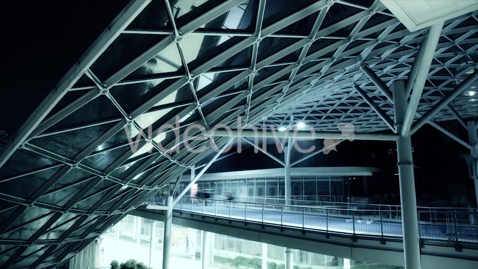 People Walking in Futuristic Architecture  Videohive 10179265 Stock Footage Image 1