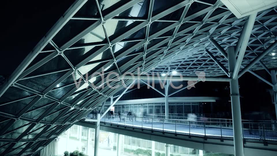 People Walking in Futuristic Architecture  Videohive 10179265 Stock Footage Image 2
