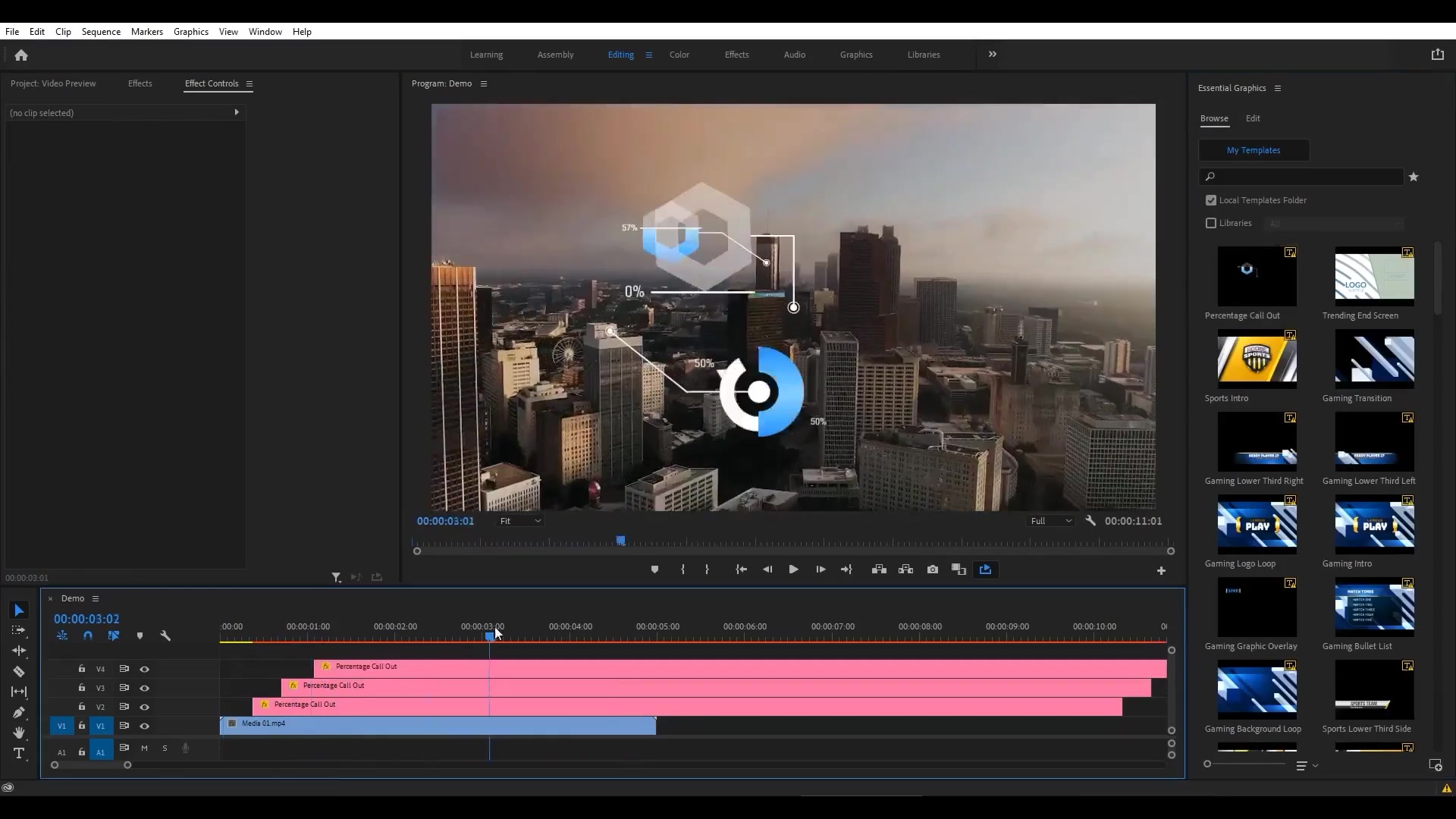 Percentage Call Out | Premiere Pro Videohive 36133522 Premiere Pro Image 5