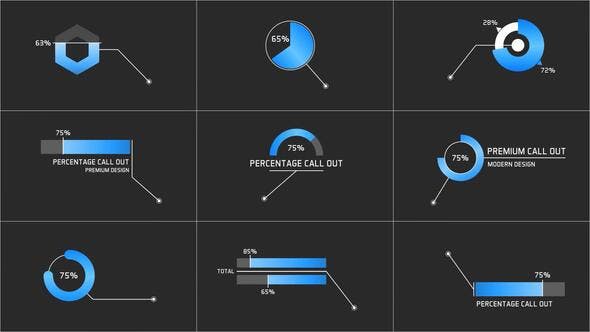 Percentage Call Out | Premiere Pro - Download Videohive 36133522