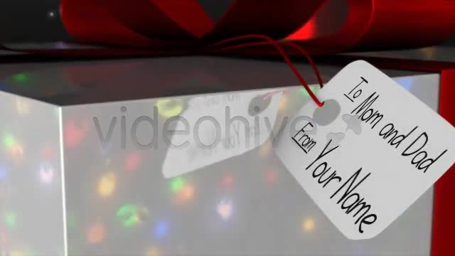 Personalized Christmas Present Gift Tag / Card - Download Videohive 982082