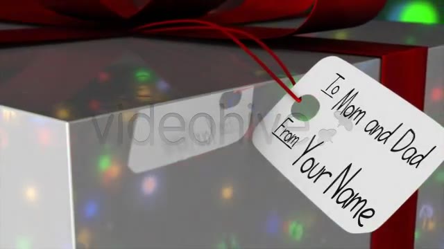 Personalized Christmas Present Gift Tag / Card - Download Videohive 982082