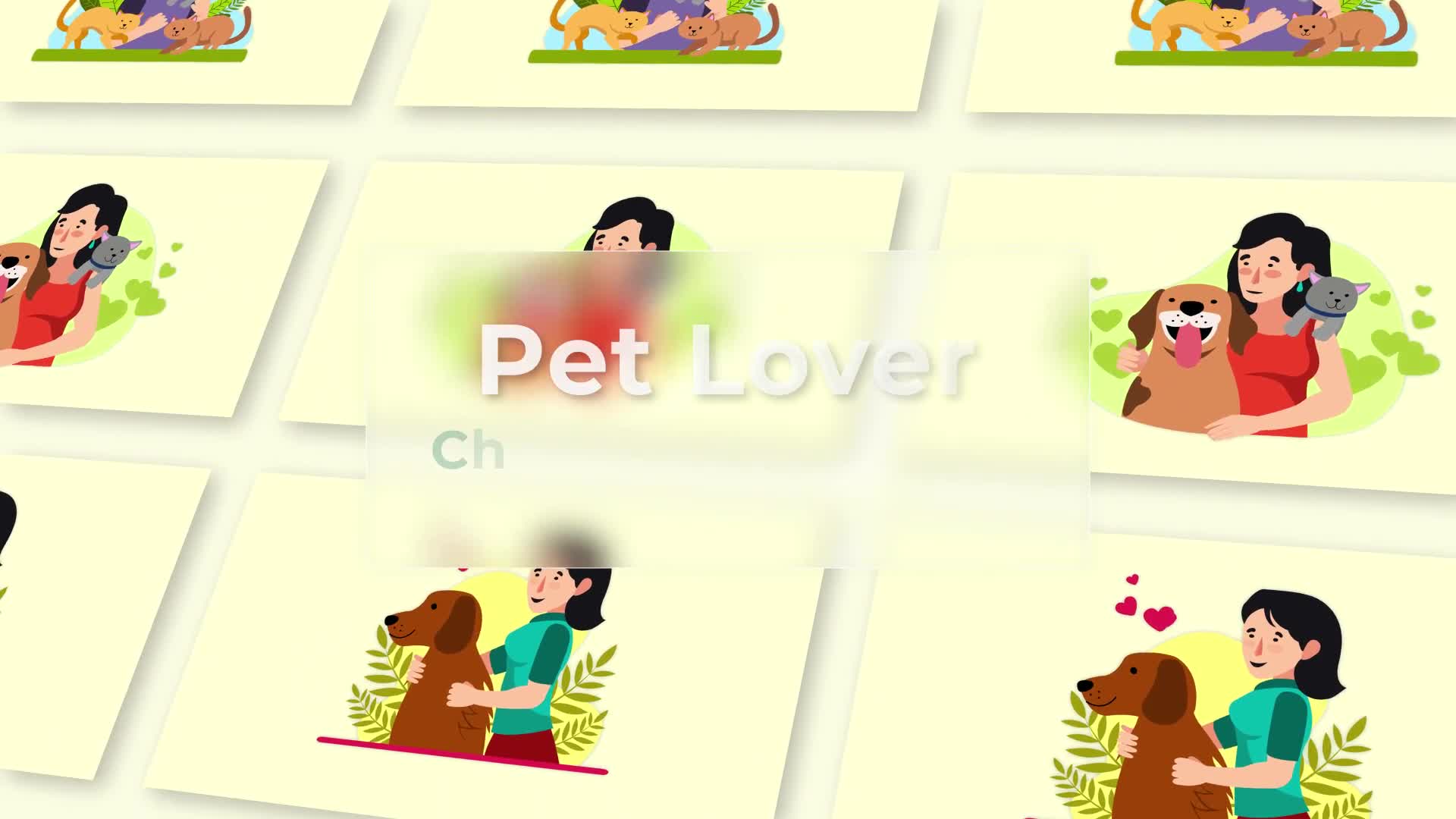 Pet Lover Character Explainer And Animation Scene Pack Videohive 36866280 After Effects Image 1