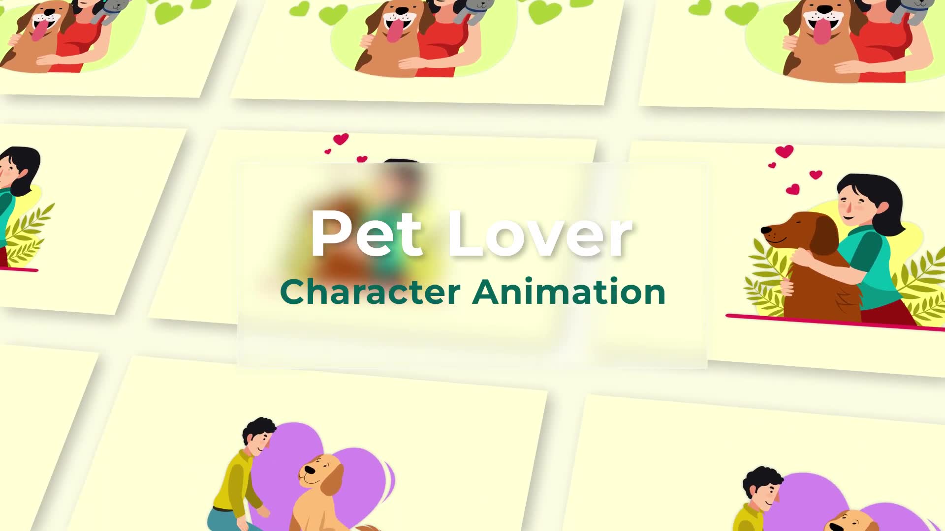 Pet Lover Character Explainer And Animation Scene Pack Videohive 36866280 After Effects Image 2