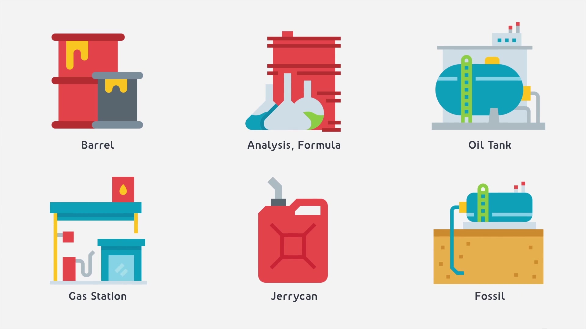 Petroleum Modern Flat Animated Icons Videohive 26850921 After Effects Image 3