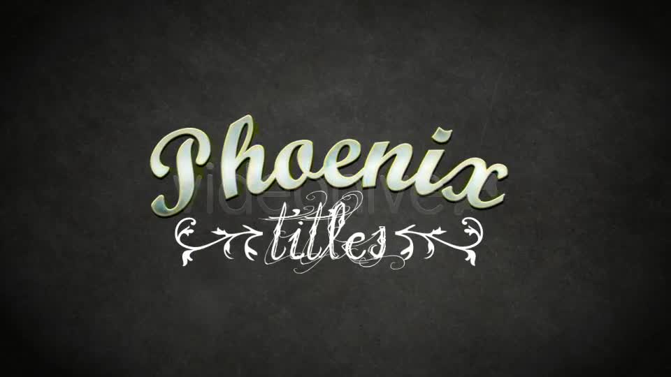 Phoenix Titles Videohive 5019986 After Effects Image 1