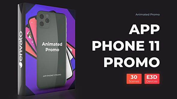 Phone 11 Pro Max Presentation App Promo Mockup - Videohive Download 25257919