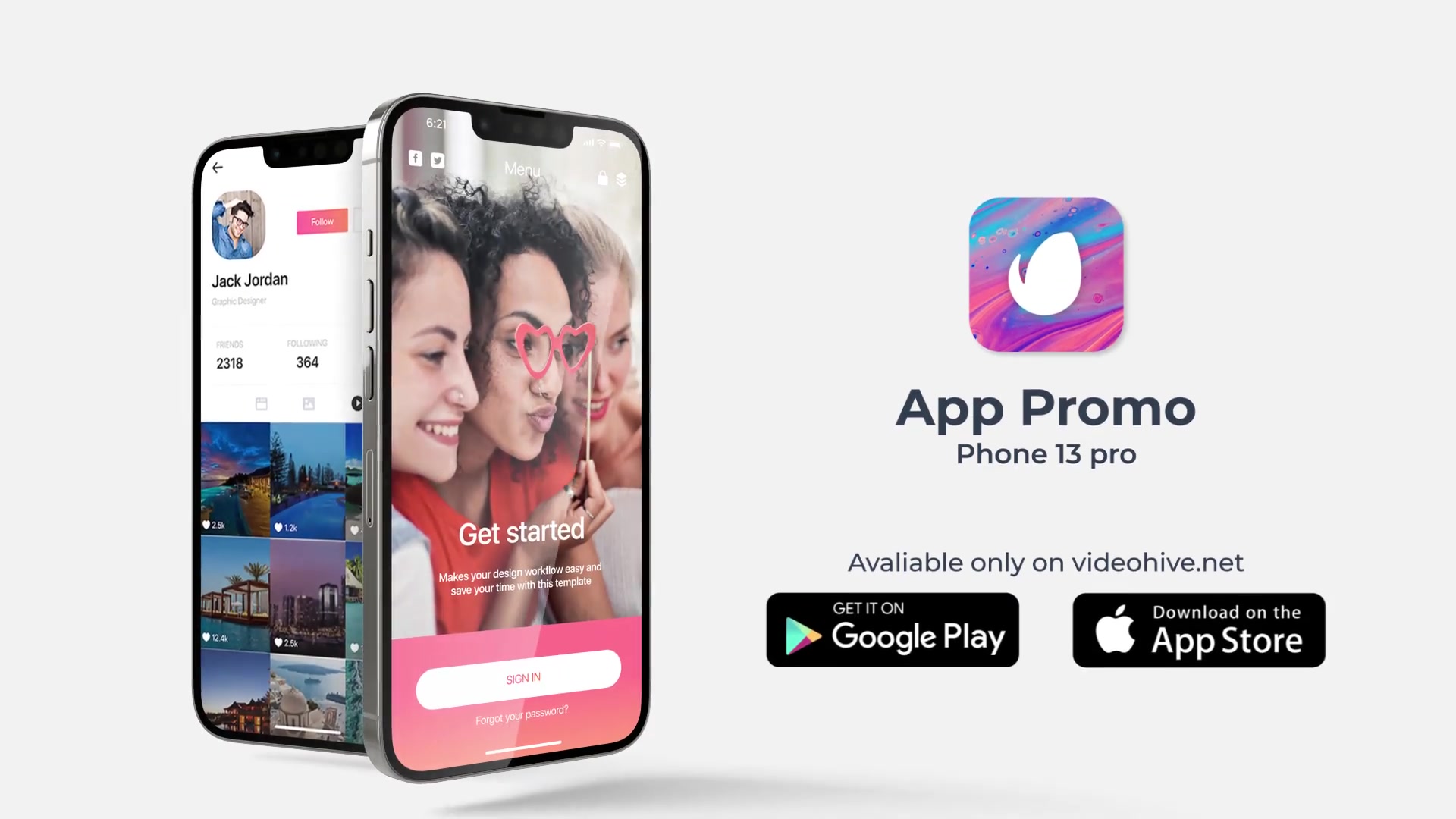 Phone 13 Pro Mockup | App Promo Videohive 35117039 After Effects Image 11