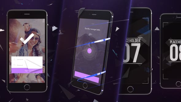 Phone 6 glass style - 11796975 Videohive Download