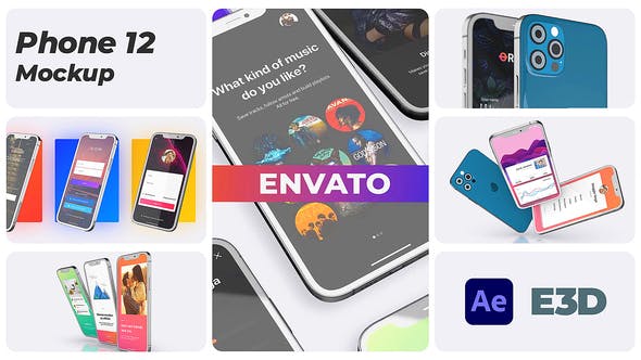 Download Phone App 12 Pro App Promo Mockup Videohive 29856811 Quick Download After Effects