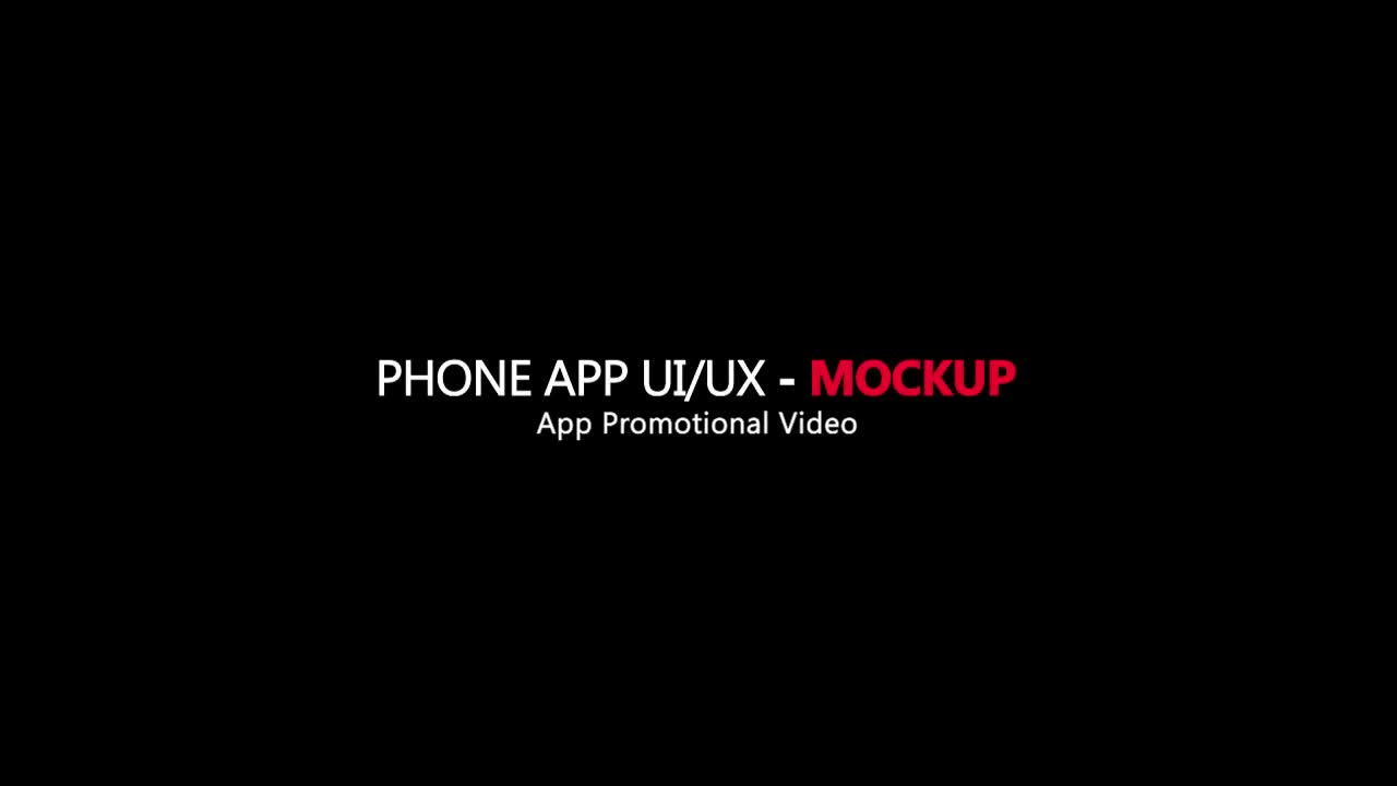 Phone App Presentation Dark Mockup Videohive 26120642 After Effects Image 1