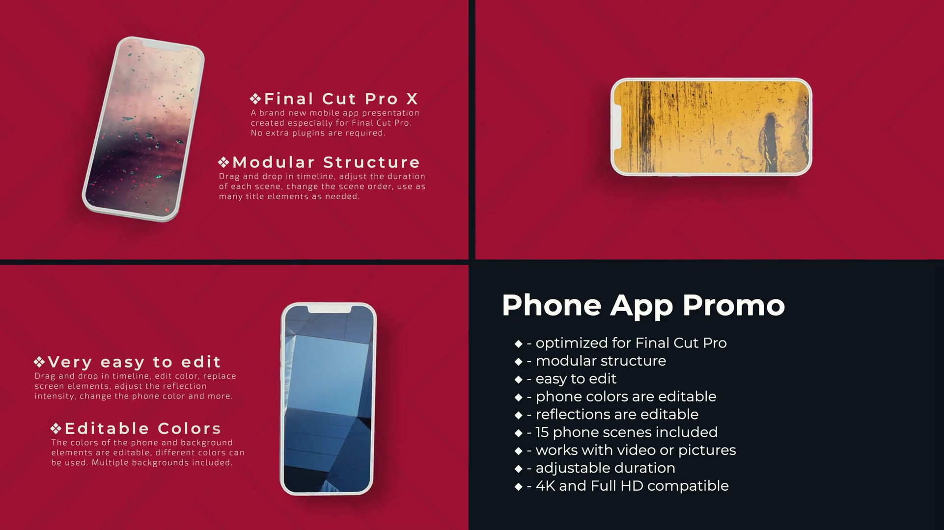 Phone App Presentation For Final Cut Pro Videohive 31233386 Apple Motion Image 7