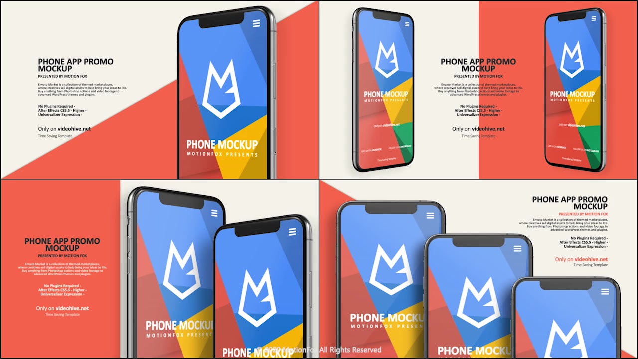 Phone App Presentation Mockup Pack Videohive 26012456 After Effects Image 11