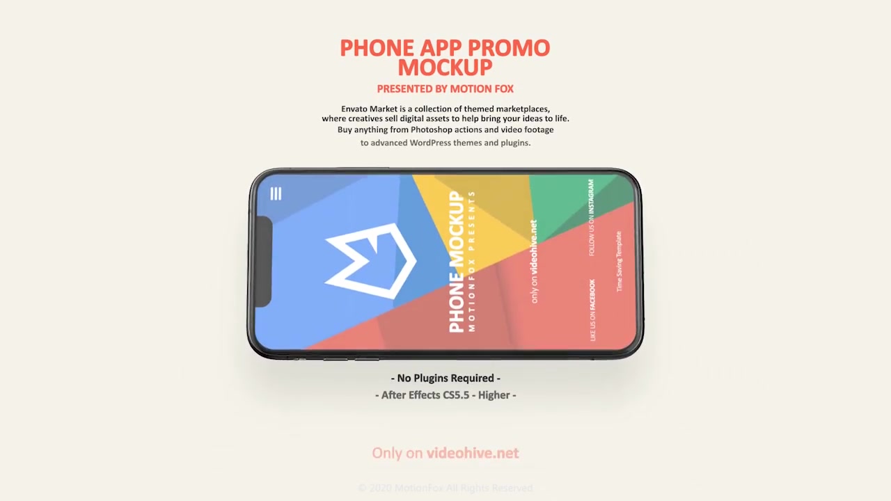 Phone App Presentation Mockup Pack Videohive 26012456 After Effects Image 2