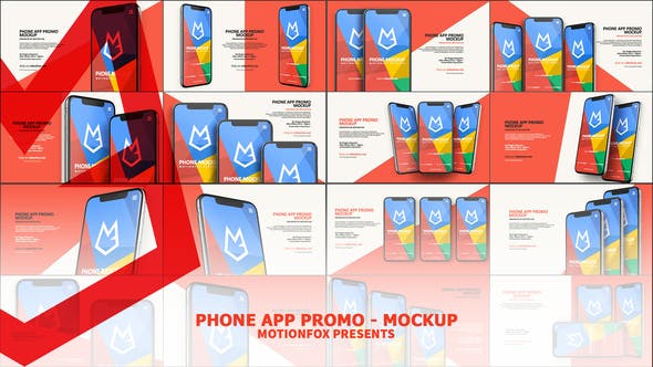 Phone App Presentation Mockup Pack - Download 26012456 Videohive