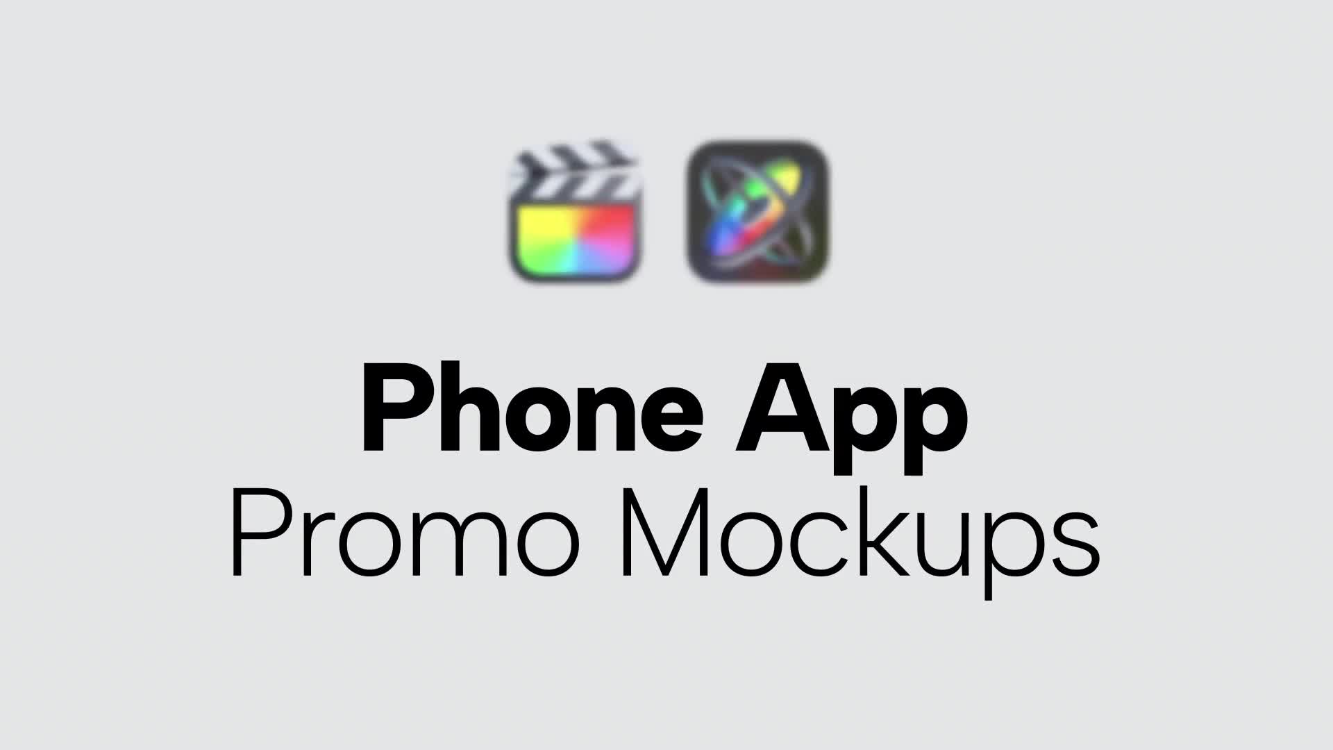 Phone App Promo For Final Cut Pro X Videohive 39821494 Apple Motion Image 1