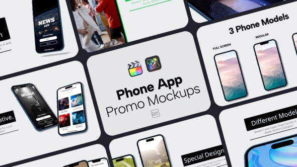 Phone App Promo For Final Cut Pro X - Videohive 39821494 Download