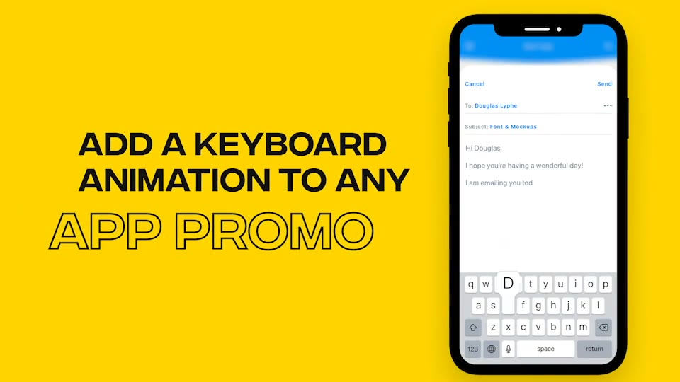 Phone Keyboard Animation Mockup Videohive 35797388 After Effects Image 2