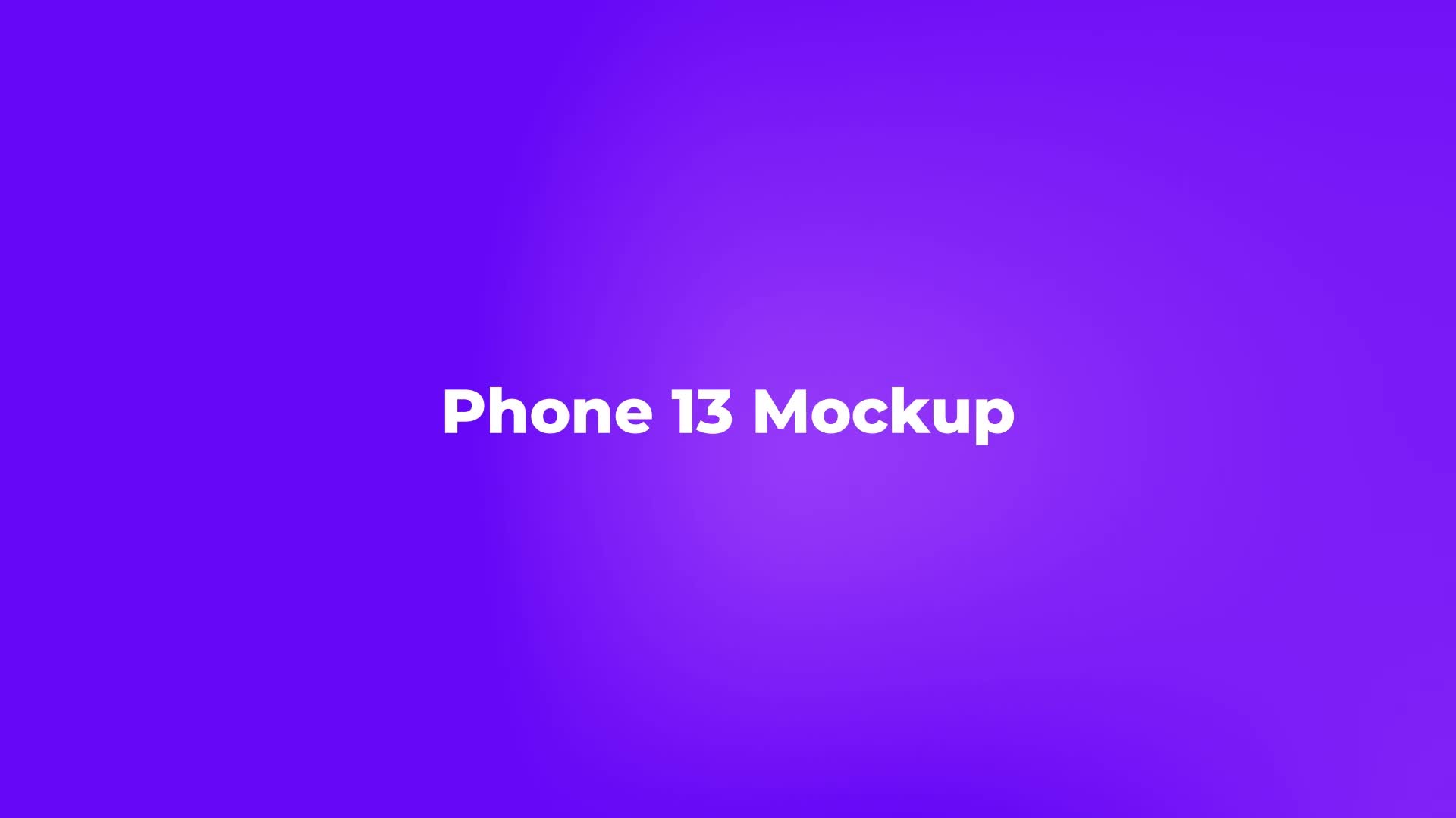 Phone Mockup 13 Pro Videohive 38230851 After Effects Image 1