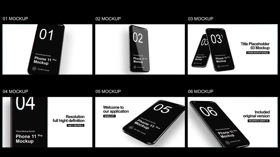 Download Phone Mockup Bundle 26433855 Videohive Download Fast After ...