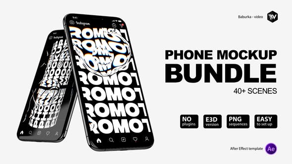 Phone Mockup Bundle - Videohive Download 26433855