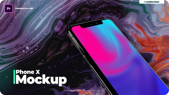 Phone Mockup For Premiere Pro - Videohive Download 23988283