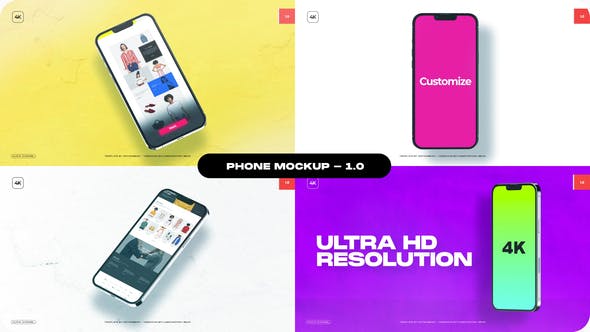 Phone Mockup Package 01 - 35099931 Download Videohive