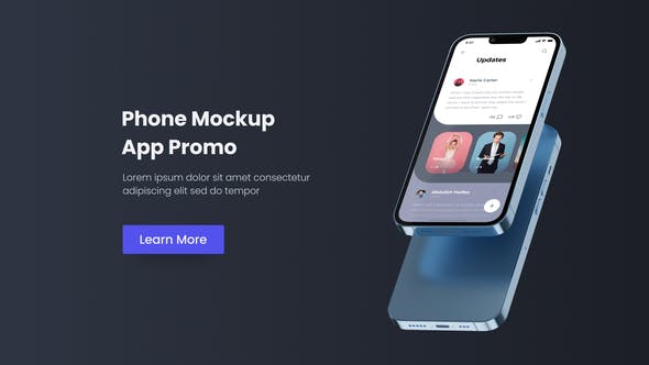 Phone Pro Promo Realistic Mockup Mobile Application - Download Videohive 35125612