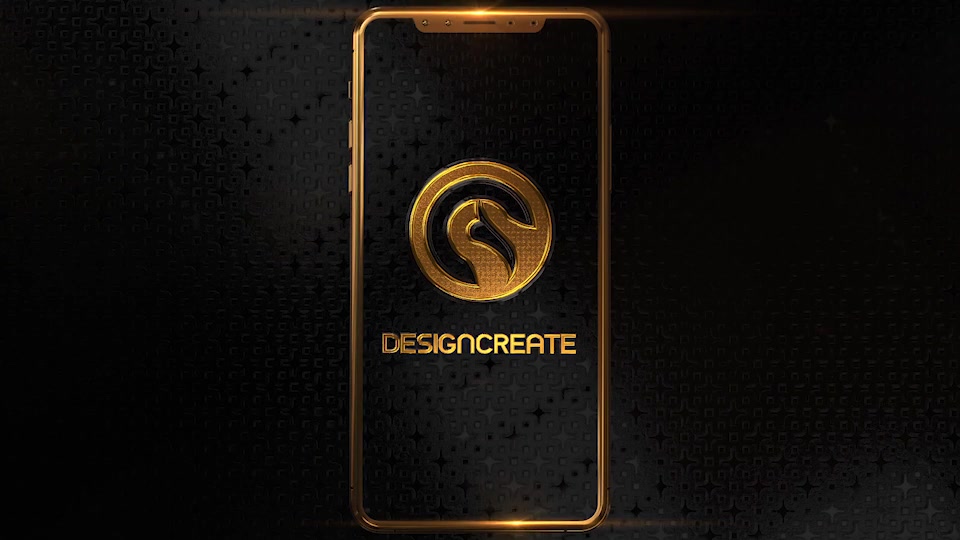 Phone X Gold Logo - Download Videohive 20983667