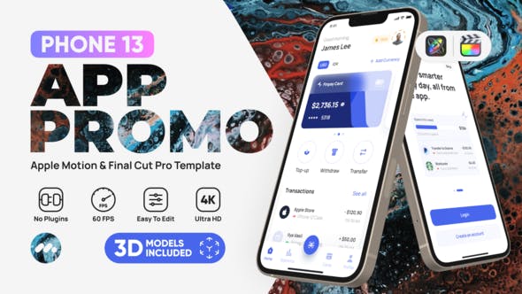 Phone13 App Promo Template for Apple Motion & Final Cut Pro - Download 36247837 Videohive