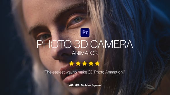 Photo 3D Camera Animator for Premiere Pro - Videohive 38229749 Download