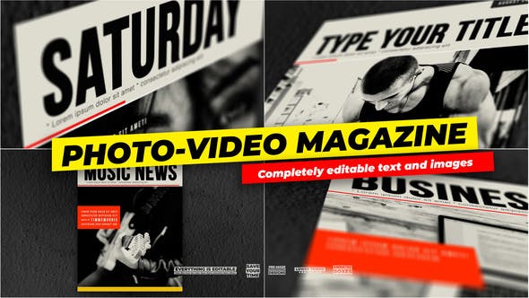 Photo and Video Magazine Cover - 2935557 Videohive Download