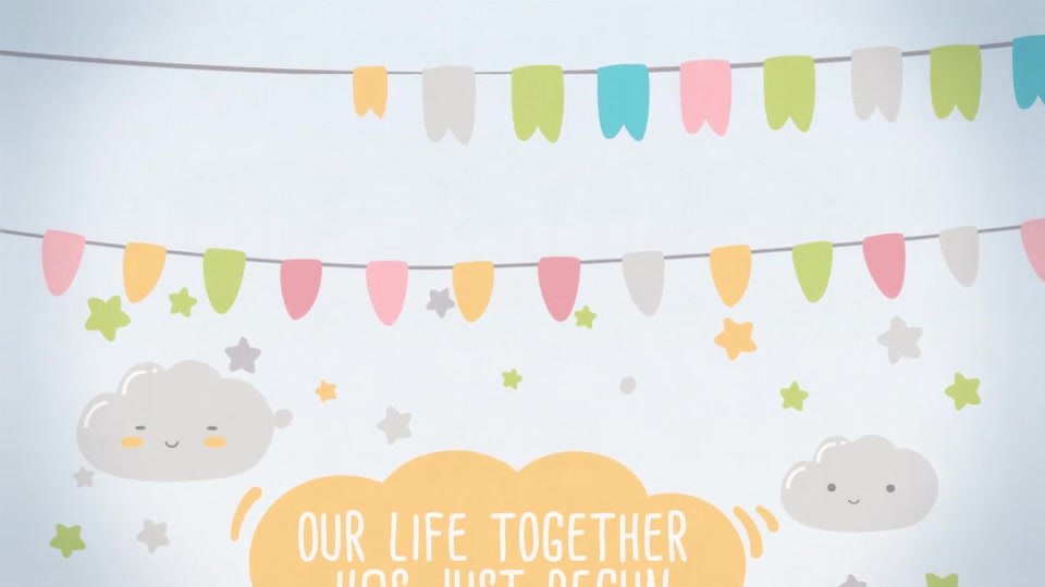 Photo Baby Album And Baby Shower Invitation | 4 Templates | Boy Girl And No Gender Colours Included Videohive 31237058 After Effects Image 5
