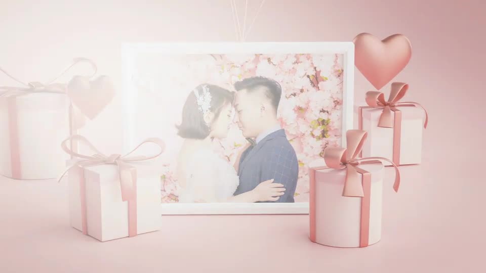 Photo Frame Valentine Logo Reveal 3D Videohive 30334582 After Effects Image 1