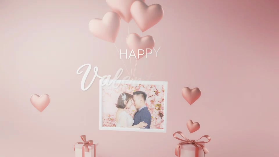 Photo Frame Valentine Logo Reveal 3D Videohive 30334582 After Effects Image 3